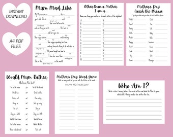 Mother's Day Activity Pack - 15 pages of fun for the family