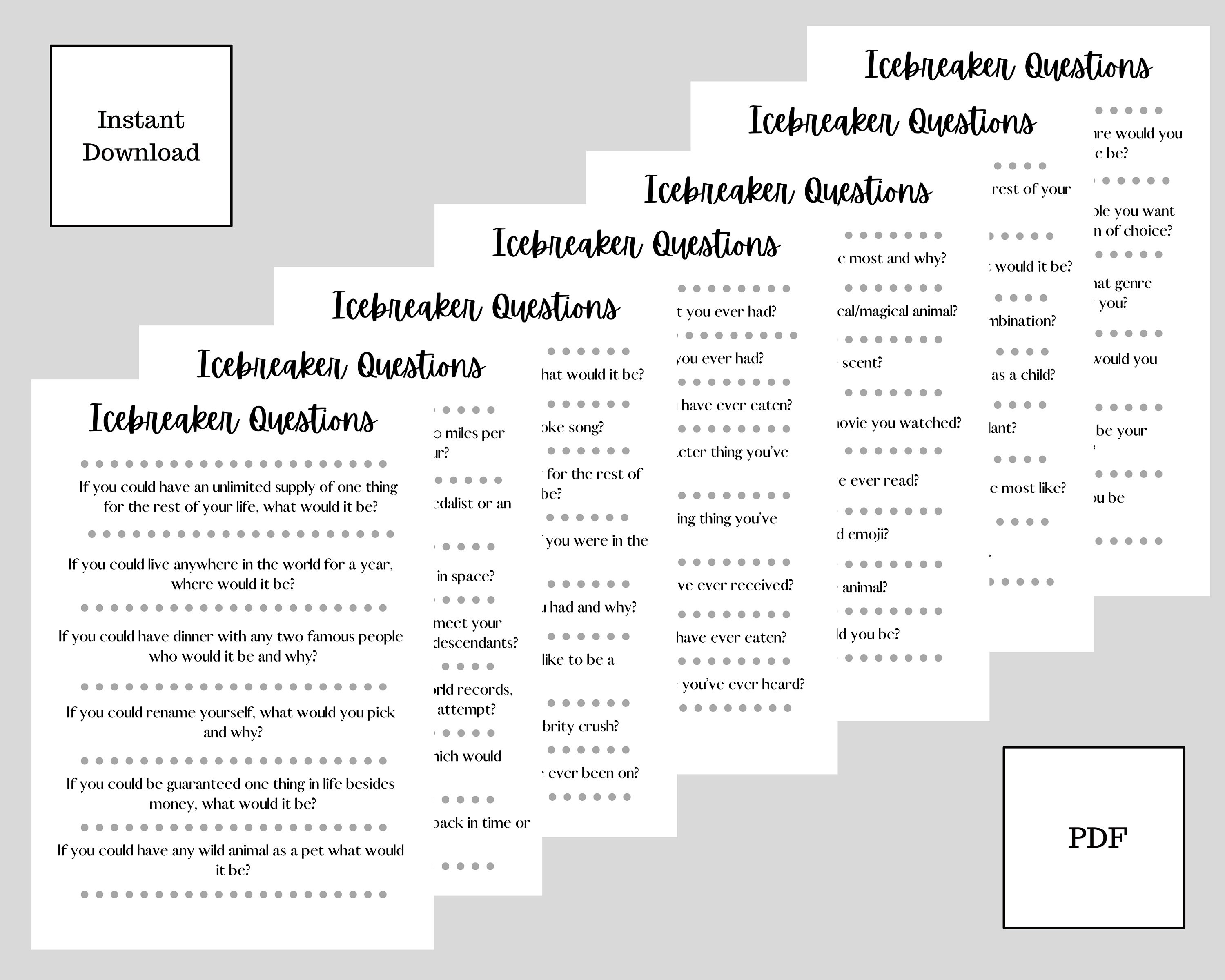Icebreaker Questions For Your Crush Clearance Emergencydentistry