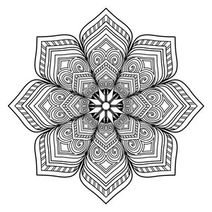 Money Mandala Adult Coloring Pages Instant Download Printables Coloring sheets image 2