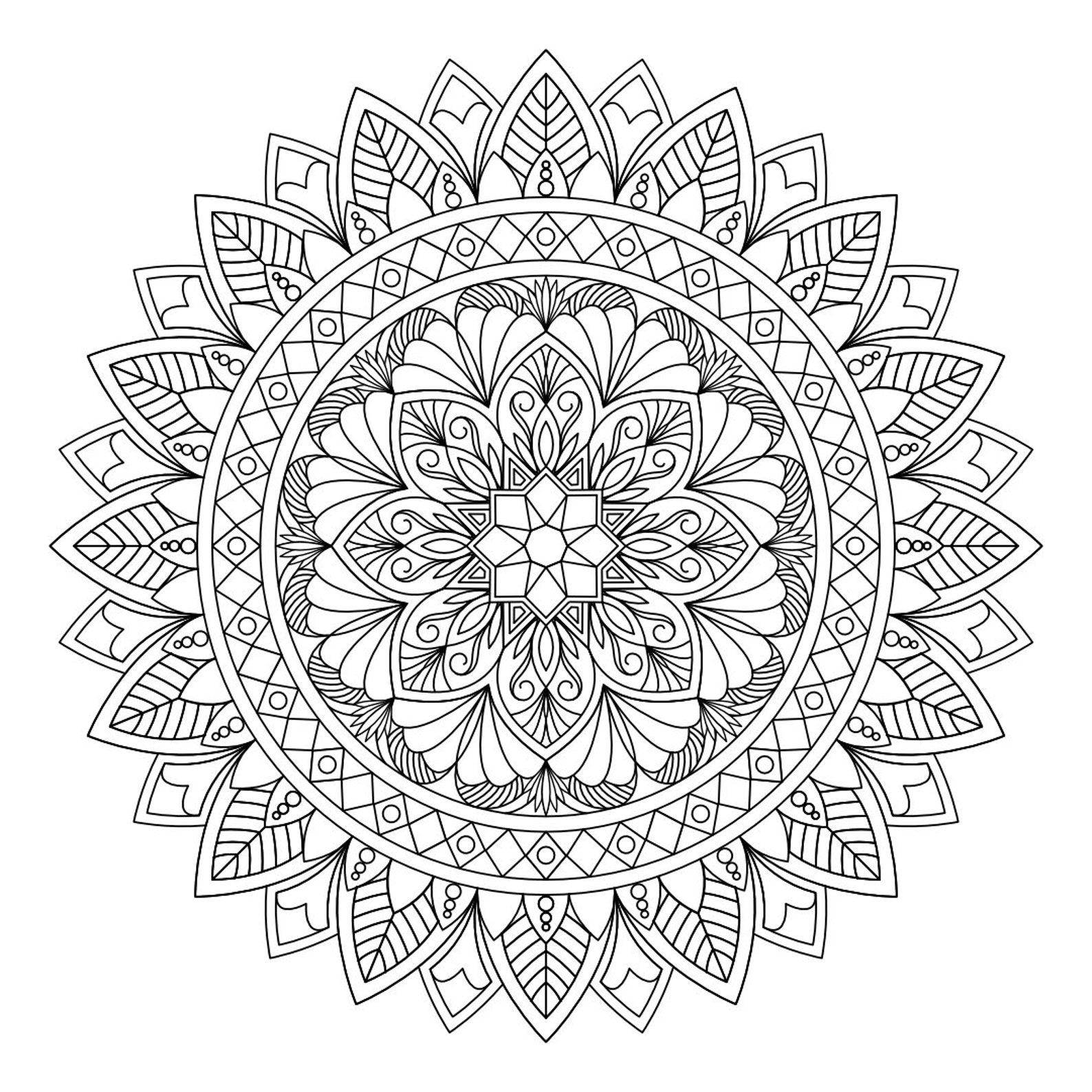 Mandala Coloring Pages PDF Downloads - Il 1588xN.4452128251 Nswk 