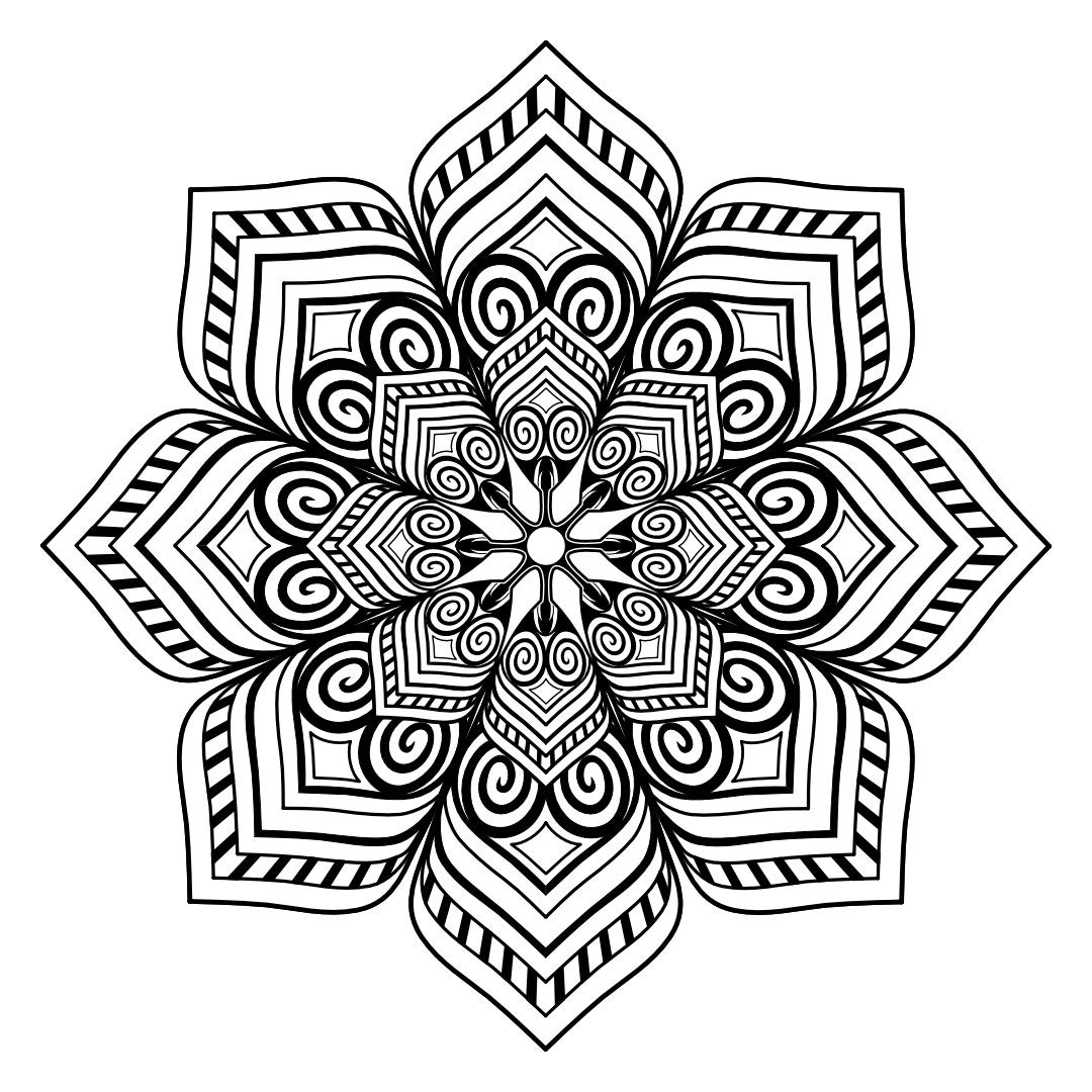 Money Mandala Adult Coloring Pages Instant Download Printables Coloring