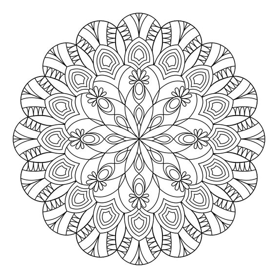 Mandala Coloring Book for Teens and Young Adults (8.5x8.5 Coloring Book /  Activity Book) (Mandala Coloring Books #1) (Paperback)