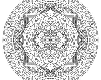 Mandala Pattern Coloring Book Pages 69 Graphic by DesignScape Arts ·  Creative Fabrica