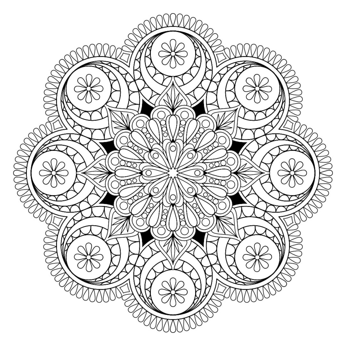 Mandala Coloring Pages PDF Downloads - Il 1140xN.4404738920 L7qm 