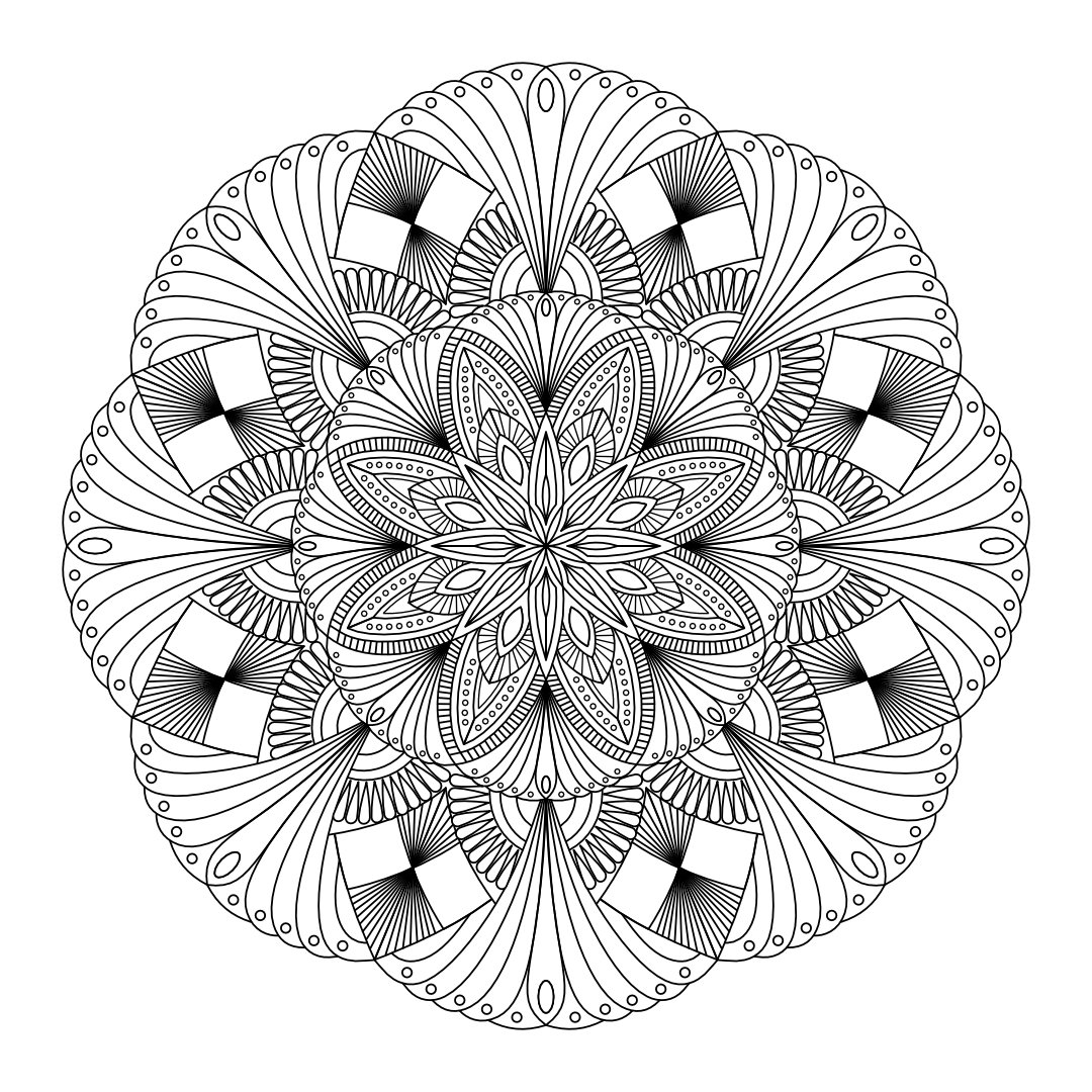 Mandala Coloring Pages, Mandala Madness PDF Download Series 8 Book 6 - Etsy