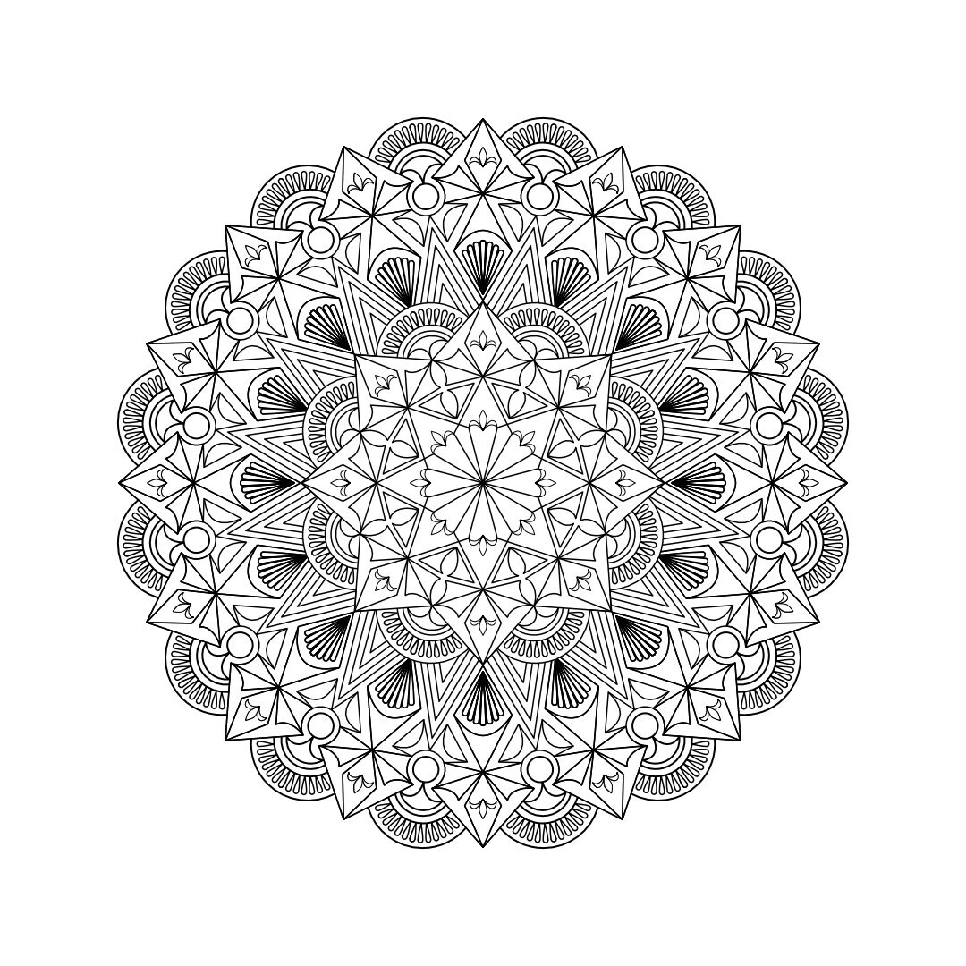 Mandala Madness Series7 Book2, Mandala Coloring Pages, Printable Art ...