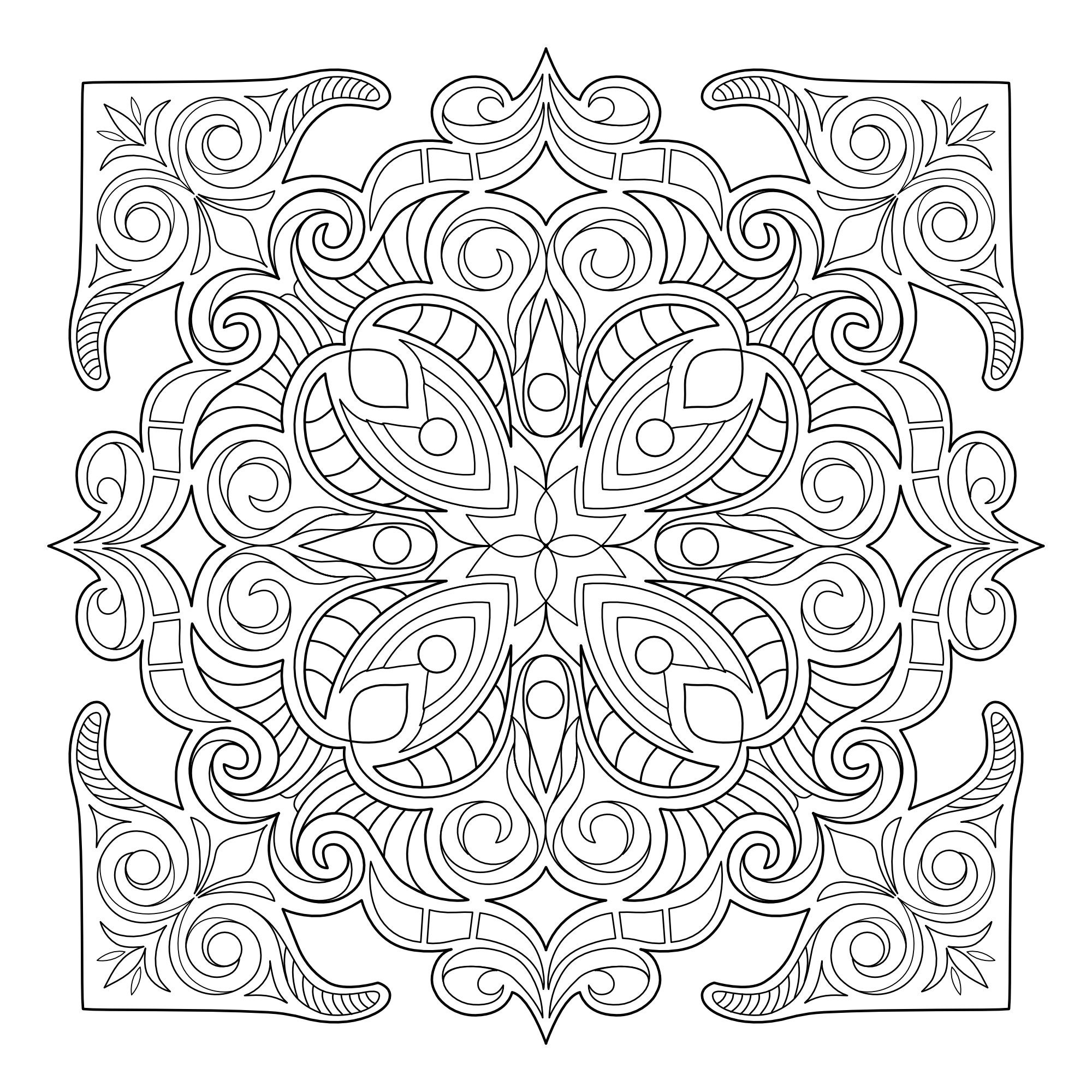 Samt Ausmalbilder Herz Mandalas Malbuch Für Erwachsene - 50  Entspannungsmotive Zum Ausmalen Entspannung Kreativität, image size:2000x2000