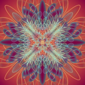 Mandala Laptop Wallpaper | Desktop Wallpaper | Printable Art | Downloadable Artprint | computer Background | Amoeba_cym Mandala