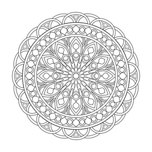 Printable Mandala Art, Adult Colouring Pages, PDF Download, Zen Art - Etsy