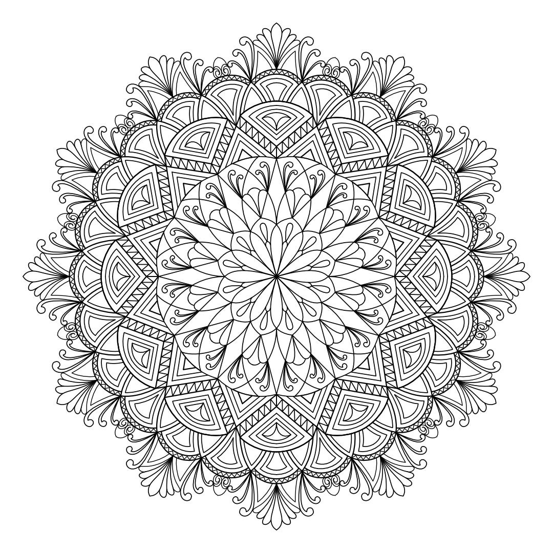 Mandala Madness Coloring Pages Series 8 Book 7, PDF Download, Printable ...