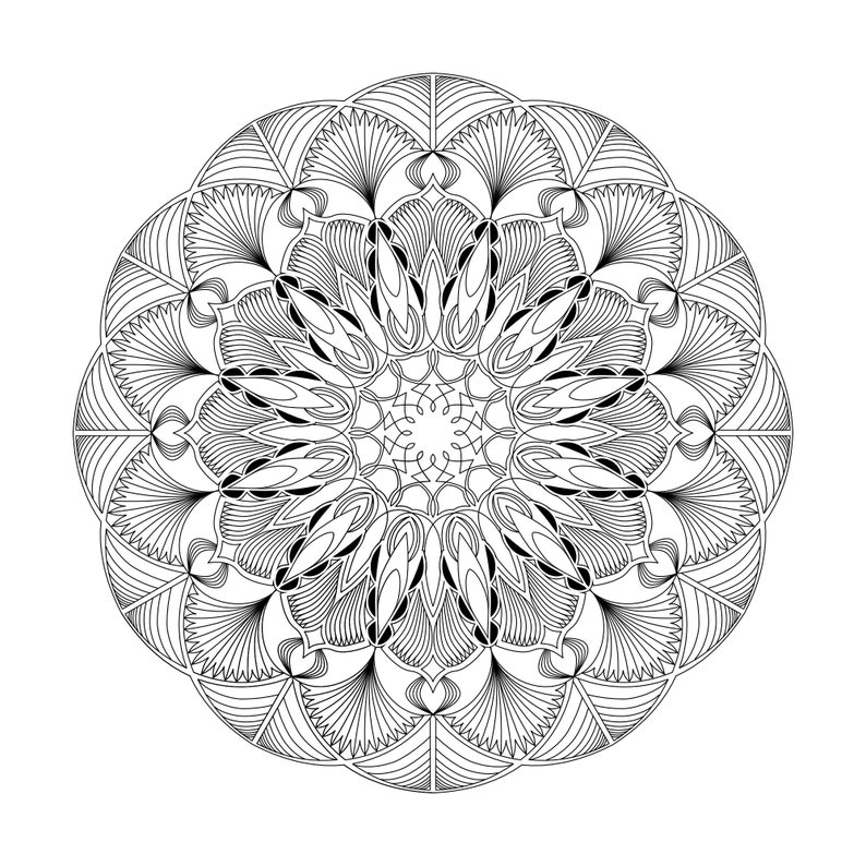 Pdf Download Coloringpages Adult Coloring Ornate Mandalas Mandala Coloring Book No 9 Mandala Madness Art Collectibles Digital Prints Kromasol Com