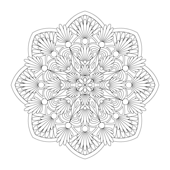 Mandala Pattern Coloring Book Pages 27 Graphic by DesignScape Arts ·  Creative Fabrica