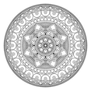 Mandala Madness Coloring Pages, Mandala Coloring, Geometric Art,  Digital Instant Download, PDF