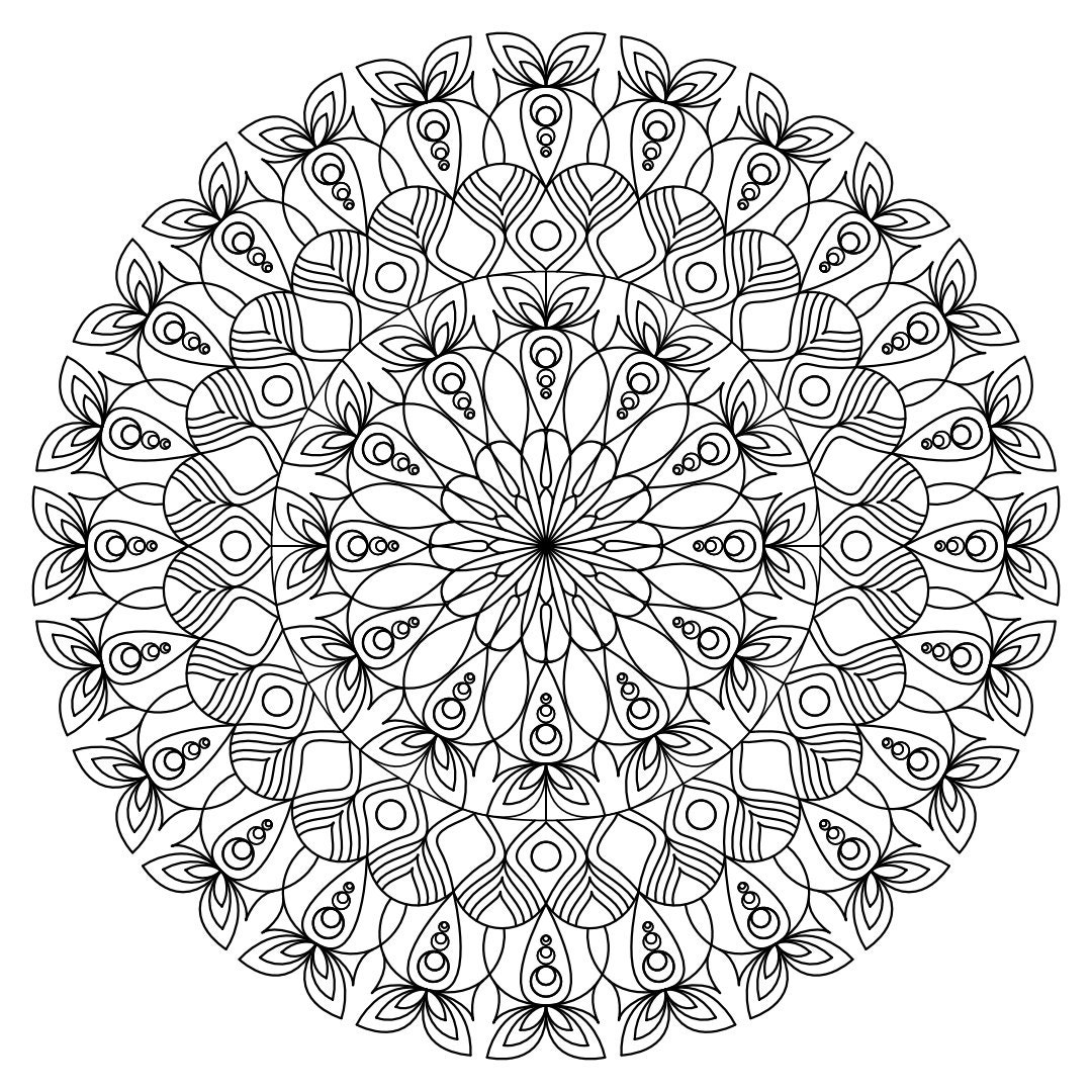 Mandala Coloring Pages, Mandala Madness PDF Download Series 8 Book 6 - Etsy