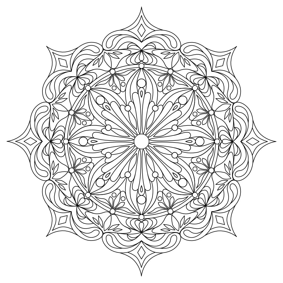 Mandala Coloring Pages PDF Download - Il Fullxfull.5948635415 H389 