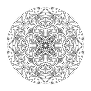 Mandala Coloring Book No.9 Mandala Madness, Adult Coloring, Ornate Mandalas, Coloringpages, PDF download