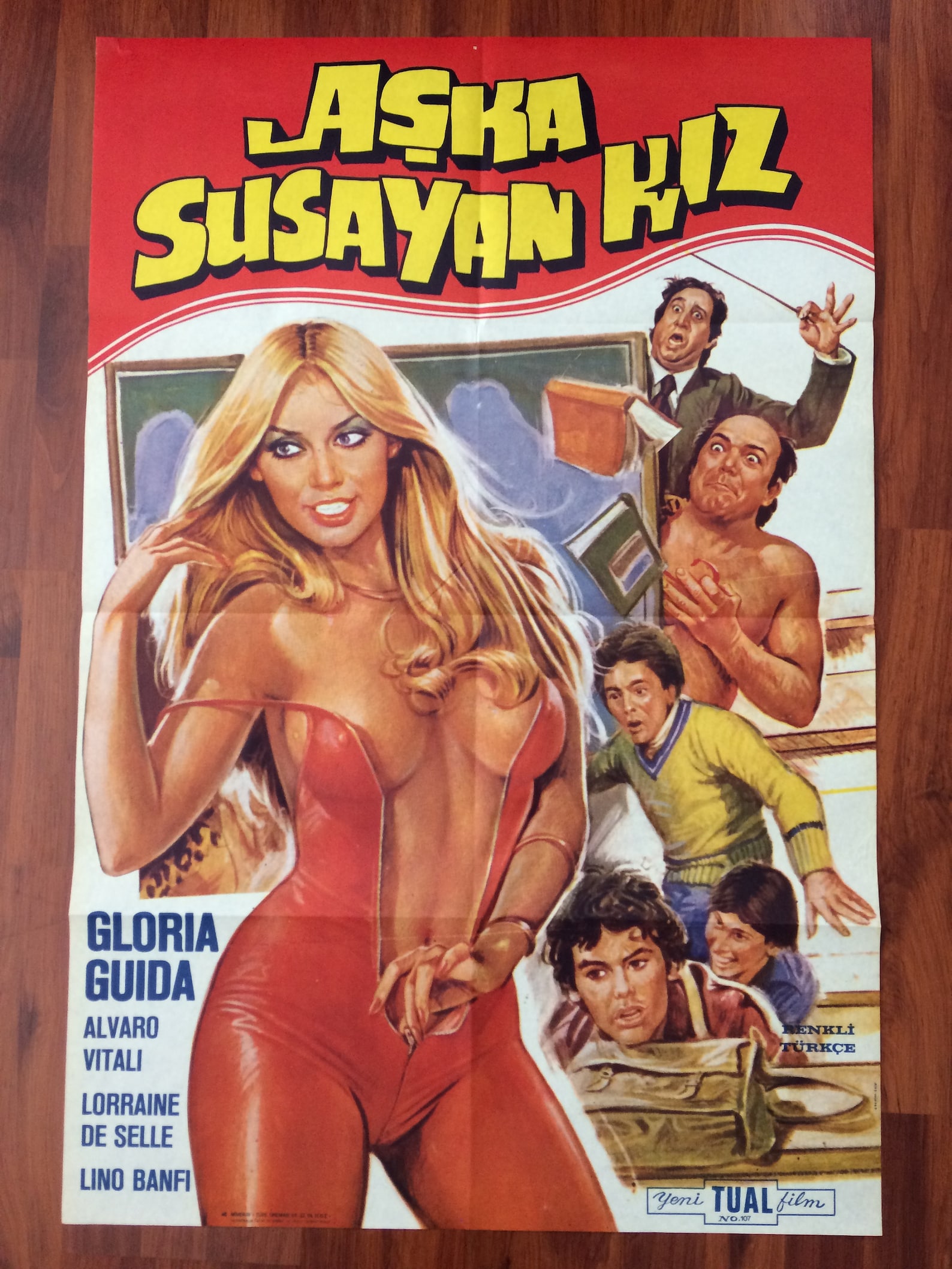 Gloria Guida La Liceale Seduce i Professori (1979) Italian Erotic Comedy Vi...