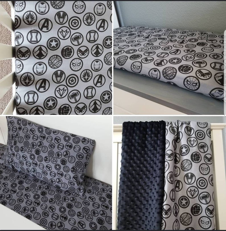 superhero crib sheet