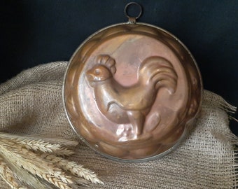 Vintage Messing Hahn Backform: Rustikale Küchen Dekoration