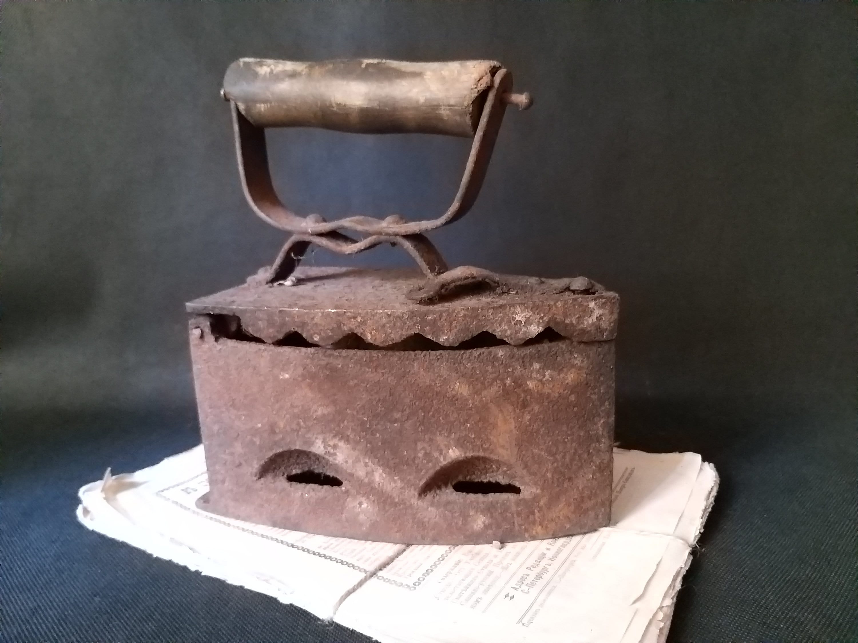 Antique Large Coal Iron campestre.al.gov.br