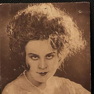 Vintage photo postcards Retro postcards Movie star postcard Antique photography Retro photo Sepia old photo collection Movie lover gifts