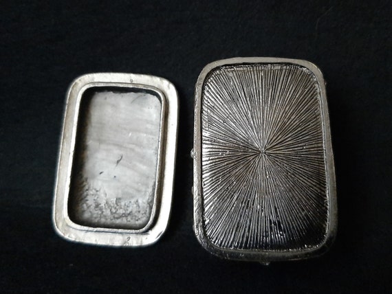 Enameled cloisonne small box Vintage trinket box … - image 10