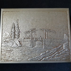 Vintage embossed tin box Antique silver tone metal trinket box Cigar box vintage Embossed metal storage box Decorative tin box Gift for dad