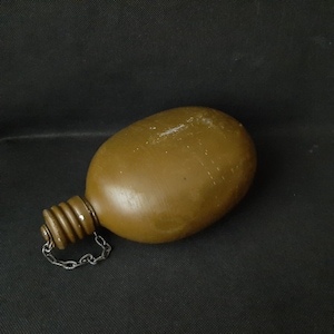Vintage military flask Military memorabilia Metal flask Vintage army flask Military collectible Aluminum water flask Canteen canister