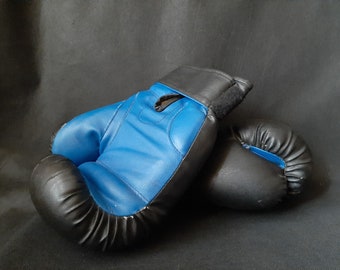 Vintage Boxhandschuhe aus Leder: 1980s Sports Decor