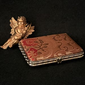 Vintage compact mirror Hand held mirror for purse Retro mirror Makeup accessory vintage Small hand mirror Small compact mirror