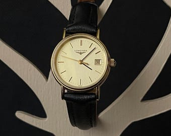 Vintage Longines Presence Quartz Wacth Swiss V8 L156.4 Six Jewels