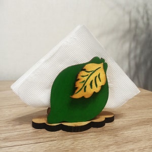 Serviettenhalter aus Papier, Serviettenständer aus Holz, umweltfreundlicher Serviettenhalter aus Holz, handgefertigt
