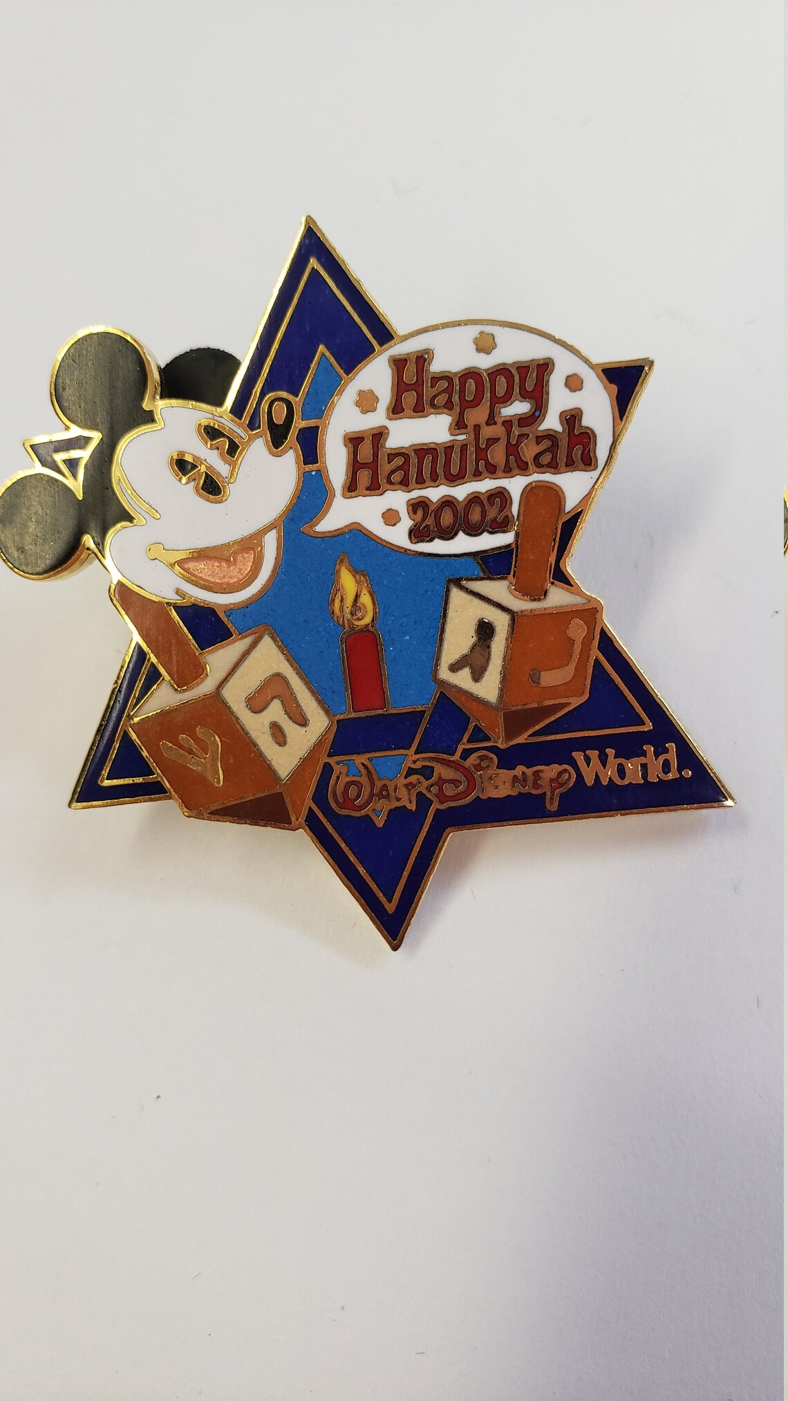 Mickey Mouse Mickey Hanukkah pin WDW trading pin Etsy
