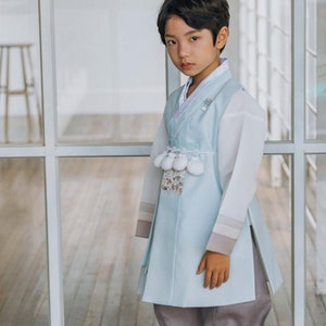 Saekdong Sky Hanbok, Boy 100days~10years, Korean 1ST Birthday Party, Dol, Hanbok Set , Boy Hanbok