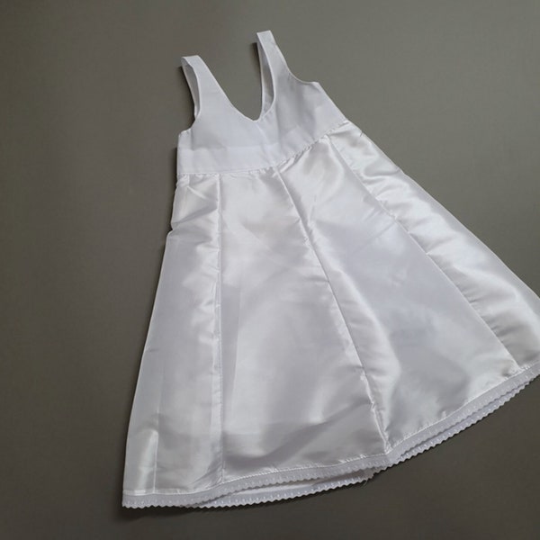 Basic Petticoat for Baby Girl Hanbok : White Inner Hanbok Dress Under Skirt