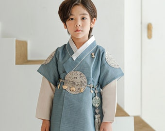 Luxury Light Blue Men Hanbok, Male Hanbok, Couple Hanbok, Matching Hanbok, Custom Hanbok, Adult Hanbok, Native Korean, Korean Wedding Hanbok