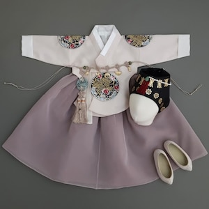 Princess Cocoa HANBOK 100Days~10y/o Girl, Korean 1ST Birthday Party, Dol Hanbok Set , Korean Traditional Dress, Korean Costume