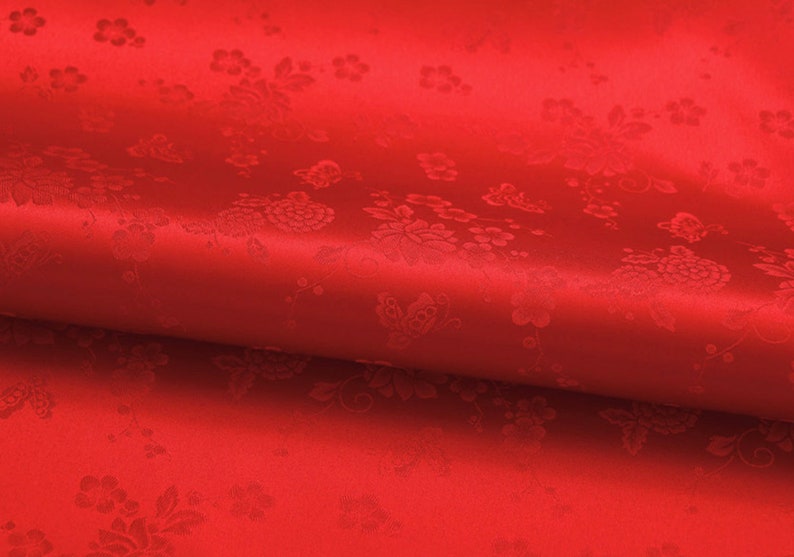 Korean traditional silk fabric for handmade sewing HANBOK Etsy