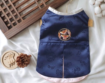 Luxury Vest Hanbok, S~XL, Pet Hanbok, Koean Pet Clothing, Dog Fashion, Dog Apparel, Hanbok Dress, Korean Costume Pet