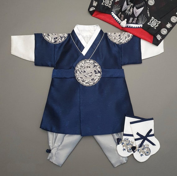 Korean traditional dress for baby boy top