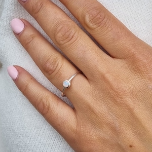 MEIN KLEINER OPAL 925 Silber Ring