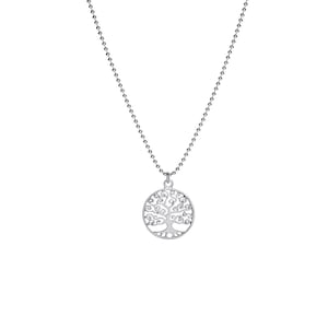 iz-el Halskette mit Lebensbaum 925 Silber