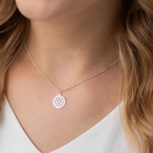 iz-el Kette Lebensblume 925 silber