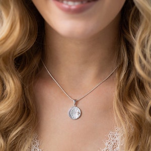 Kette Mond Sterne 925 Silber
