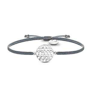 Geflochtenes 925 Lebensblume Armband 925 silber