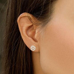 Ohrstecker Kleine Lebensblümchen - 925 Silber | Wunschkarte GRATIS!