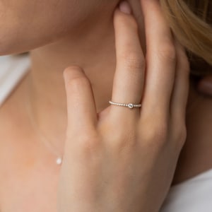 Solitär Ring Zirkonia 925 Silber