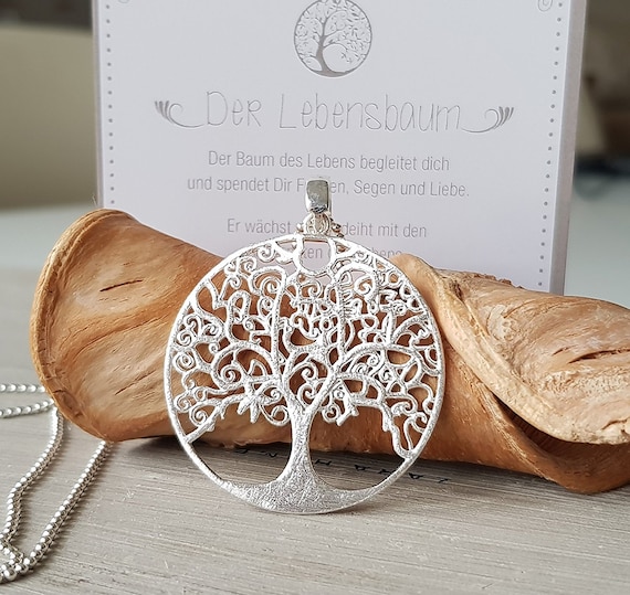 Tree of Life Necklace 4.5 Cm 925 Silver Etsy Ireland