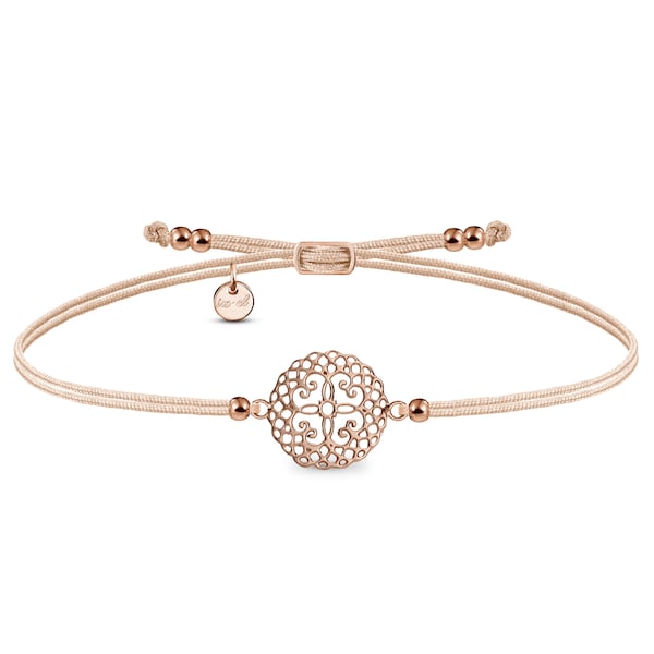 Armband Damen MANDALA 925 SILBER ROSEGOLDPLATTIERT