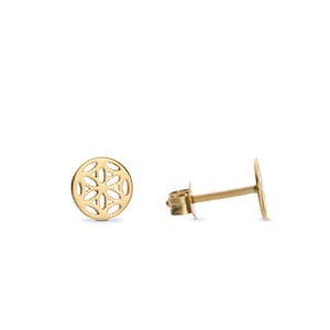 KLEINE LEBENSBLUME GOLD ⸰ Ohrstecker